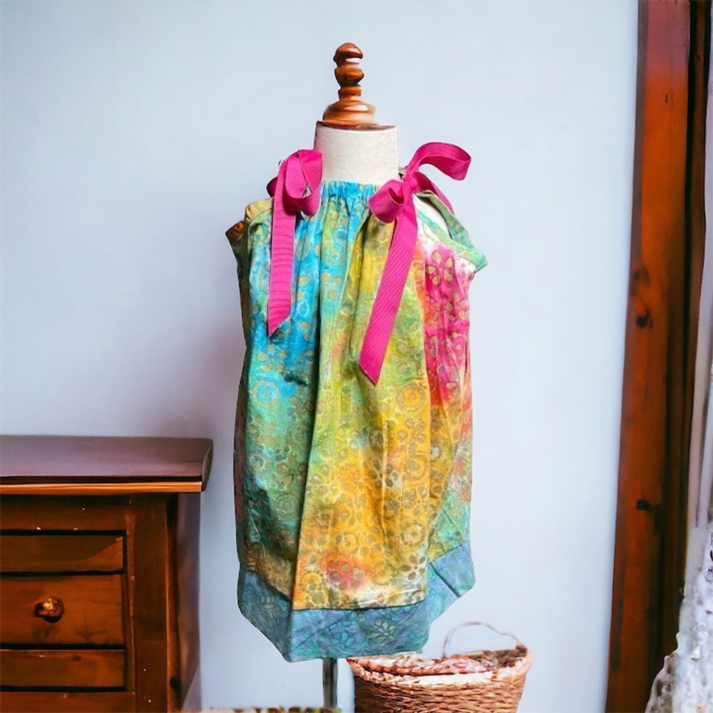 2-3 Year Old Batik Pillowcase Dress - NEW - Handmade by me